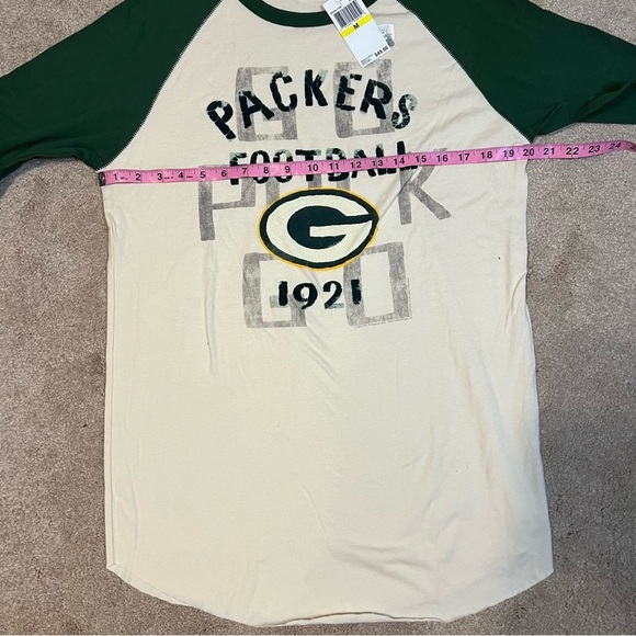 Junk Food Green Bay Packers Oversized Top NWT - Picture 5 of 8